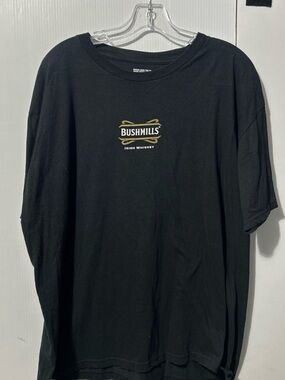Tangerine Black Short-Sleeve Bushmills Logo Tee